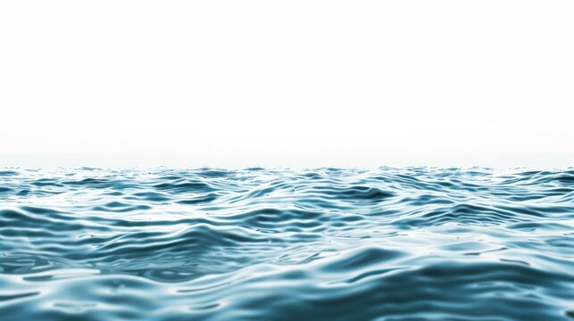 Water level on white background