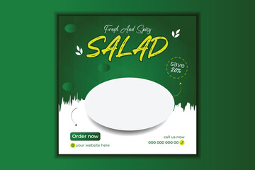 Food special social media design template.