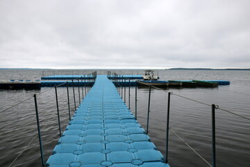 Obraz premium Lake Naroch is the largest lake in Belaru