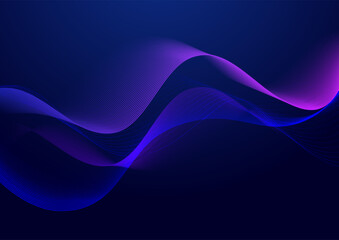 Modern background with flowing waves design