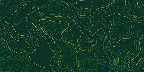 Abstract banner with a topography map design 