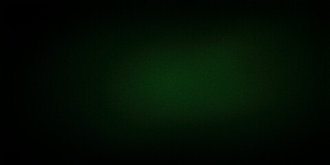 Obraz premium Dark green gradient background, transitioning from deep green at the center to near-black at the edges. Ideal for designs requiring a subtle, sophisticated touch with a hint of green tones