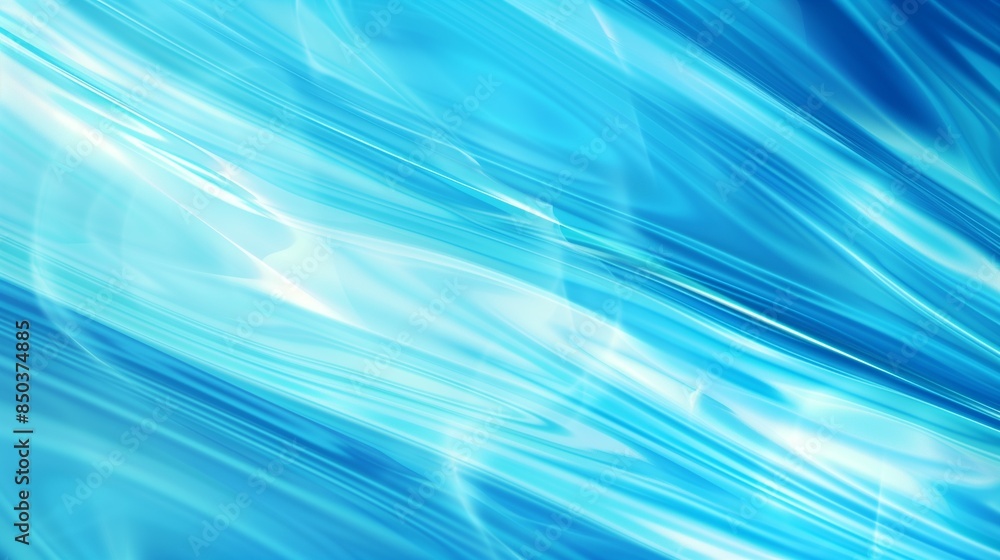 Poster abstract background with dynamic motion blur in blue tones