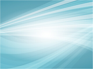 美しい流線のアブストラクト背景素材_水色