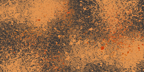Stain rusty metal texture old terrazzo surface isolated overlay decorative vintage vector background.