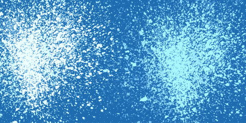 Blue stain rusty metal texture old terrazzo surface isolated overlay decorative vintage vector background.