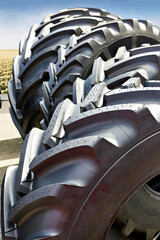 Rubber tire black for tractor agriculture