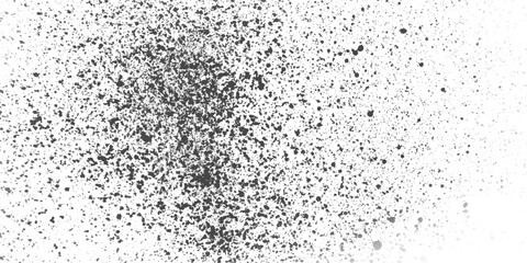 Black and white stain rusty metal texture old terrazzo surface isolated overlay decorative vintage vector background.