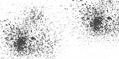 Fototapeta premium Black and white stain rusty metal texture old terrazzo surface isolated overlay decorative vintage vector background.