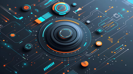 Obraz premium Modern Business Background suitable for banners and promotional materials