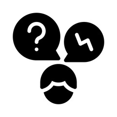 difficulties glyph icon