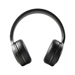 High-quality wireless over-ear headphones on transparent background