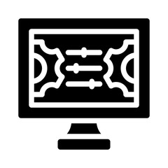seo glyph icon