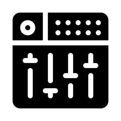 mixer glyph icon