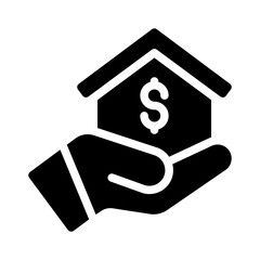 loan glyph icon