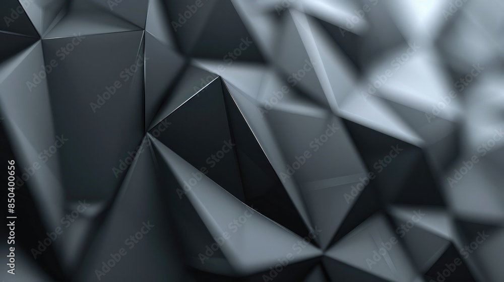 Poster geometric background featuring triangular shapes for design purposes vibrant grey digital image with