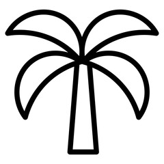 palm tree line 