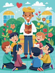 A school assembly about the importance of kindness