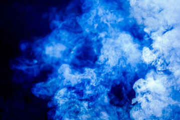 blue smoke space abstract background