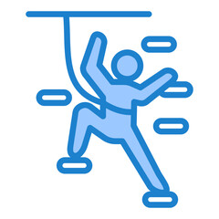 Wall Climbing Icon