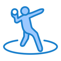 Shot Put Icon
