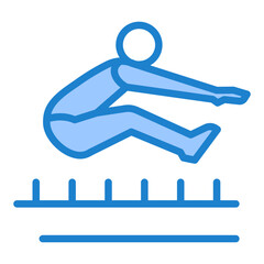 Long Jump Icon
