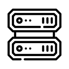 hosting line icon