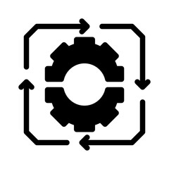 gear glyph icon