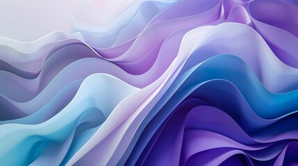 Obraz premium A purple wave with a blue background