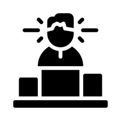 competition glyph icon