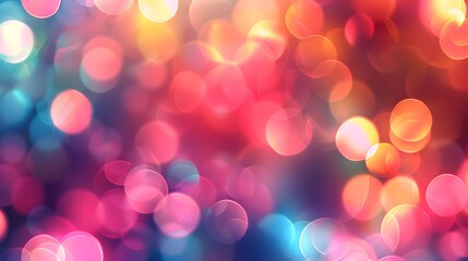 Obraz premium A colorful background with many different colored circles