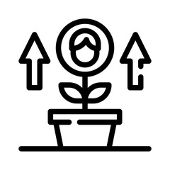 growth line icon