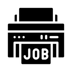 printer glyph icon