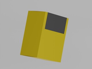 Box packaging 3d illustration 