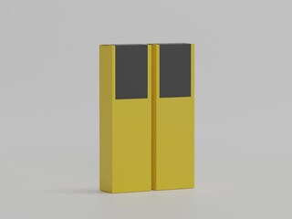 Box packaging 3d illustration 