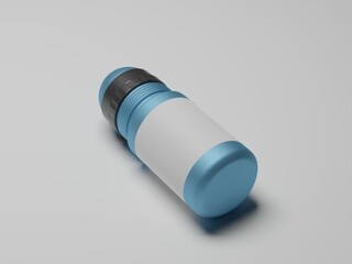 Deodorant 3d illustration with white background  