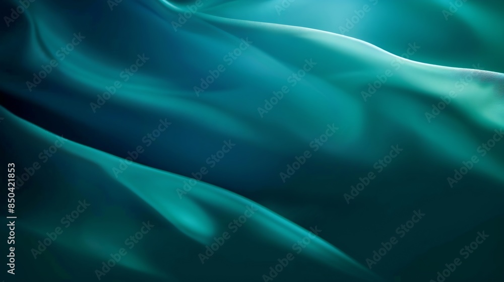 Poster Black blue green abstract texture background Color gradient Dark matte elegant background with space for design Canvas Poster Christmas : Generative AI