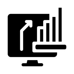 growth glyph icon