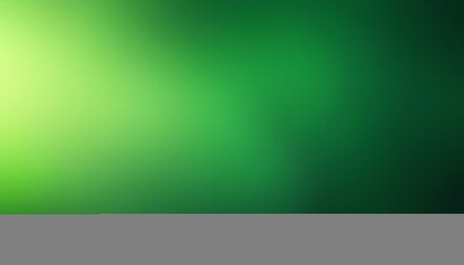 "Modern Green Gradient Banner with Grainy Glowing Light and Dark Backdrop Texture"