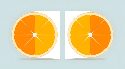 orange fruit background vector