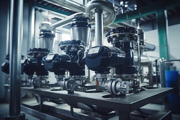Obraz premium A collection of valves arranged on a surface