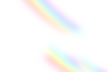 Blurred Rainbow Overlay Texture with Transparent Background