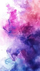 Fototapeta premium Watercolor texture, vibrant splashes, bold colors, high resolution, dynamic composition, organic shapes, flowing gradients, artistic and expressive, modern design