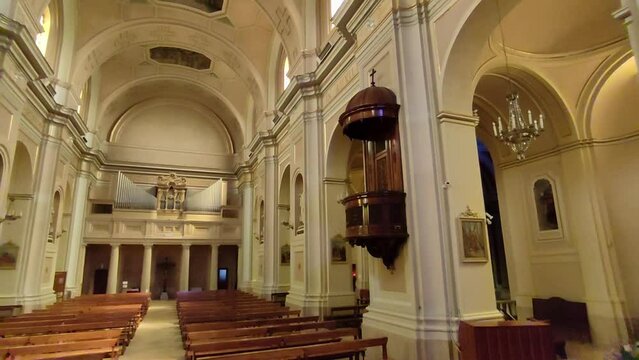 Vasto - Chiesa di Santa Maria Maggiore dall'altare