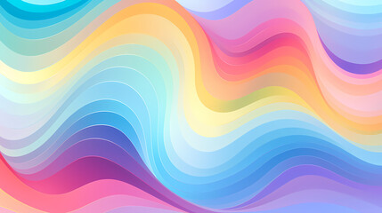 Obraz premium Abstract colorful waves
