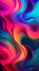 Obraz premium Abstract colorful waves