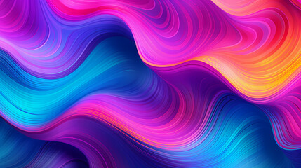 Fototapeta premium Abstract colorful waves