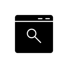 search page glyph icon