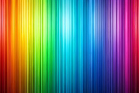 Vibrant Multi Colored Rainbow Spectrum Gradient With Shiny Lines