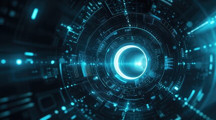 Technology Innovation Modern Futuristic Background